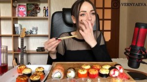 MUKBANG | Суши, роллы | Sushi rolls | не ASMR