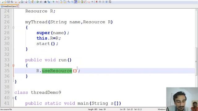JAVA | PRACTICAL | Threads | Thread   Synchronization Example 1