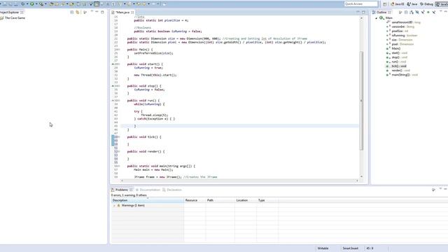 Coding "The Cave Game" in java смотреть онлайн