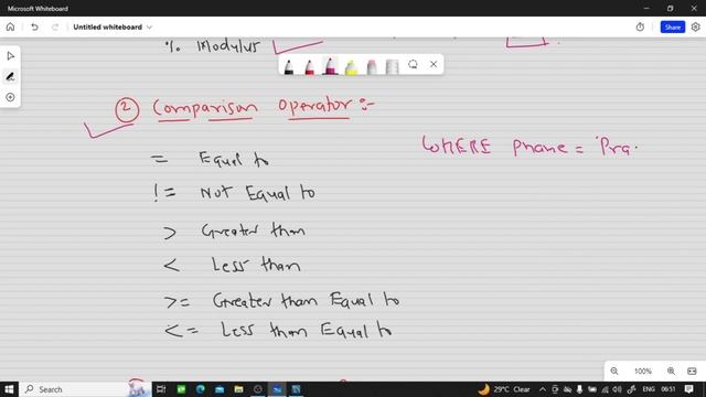 Operators In SQL | Arithmetic and Comparison Operators | Logical Operator | SQL Tutorial PART 40
