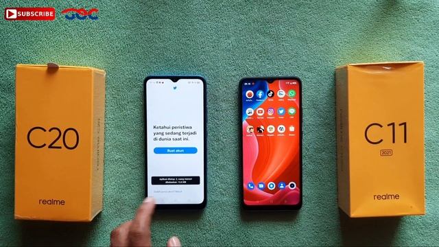 Realme C11 2021 VS Realme C20 Speed Test Comparations