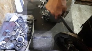 БАЛАНСИРУЕМ РЕСТАВРИРОВАННЫЙ МАХОВИК С ВИНЦОМ СТАРТЕРОМ