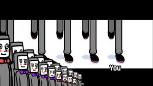 Tap Troupe but they have increased in numbers [Rhythm Heaven Fever]