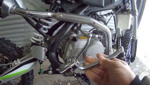 Замена кикстартера на питбайке Racer 125