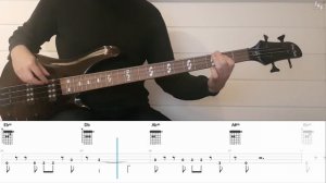 Gorillaz - Feel Good Inc | Bass Tabs Tutorial