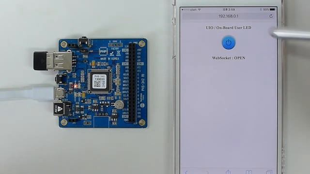 [HTML5/WS/CANVAS] Controlling an On-board LED смотреть онлайн