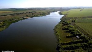 Вейделевка пруд "Грачёво" Вейделевский район аэросъёмка