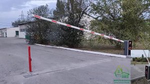 Шлагбаум электромеханический с телескопической стрелой 6 метров