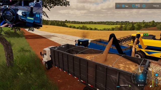 FINALIZANDO A COLHEITA DE SOJA DOS GURI - FARMING SIMULATOR 22 - EP 6 (OS GURI 3ª TEMPORADA) смотреть онлайн