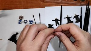 Солдатики из пластилина. масштаб 28мм. Викинги. Скульптура. Сага. Войско.