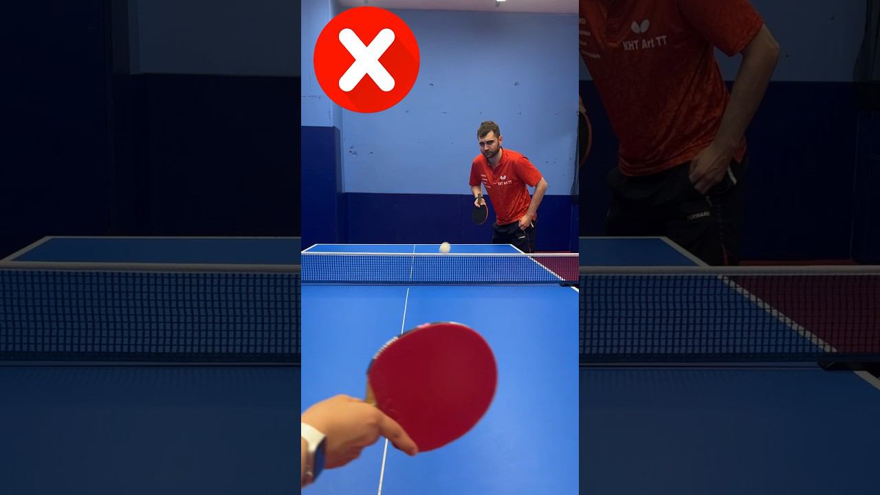 Как принимать боковой маятник? #tabletennis смотреть онлайн