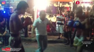 Уличная драка. Выживают как могут! Уличный Тайский Бокс за деньги!