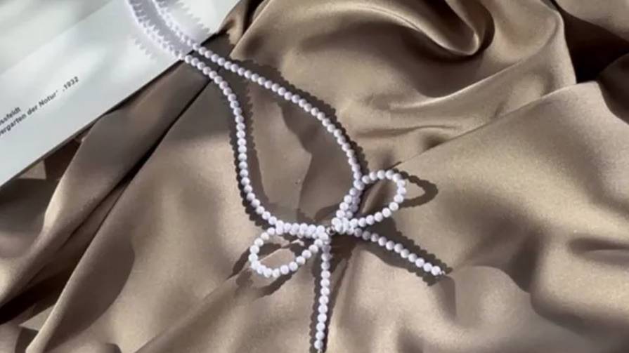 Колье "Бантик", идея по созданию