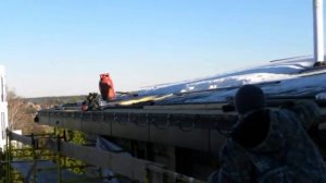 Фальцевая кровля с подшивом карниза