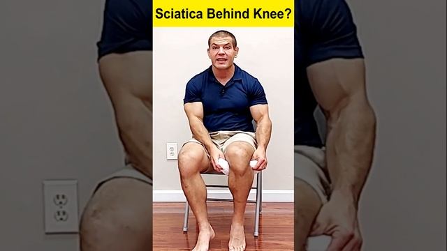 Easy Exercise For Sciatica Pain Behind The Knee #sciatica #sciaticatreatment #sciaticapainrelief