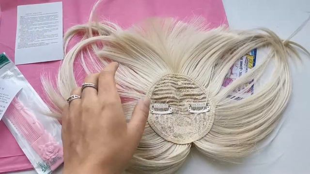 Накладная чёлка из канекалона с макушкой цвет 613 курьером СДЭК в Краснодар смотреть онлайн