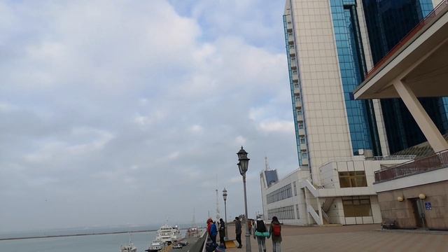 Одесский морвокзал , зимнее море гуляем