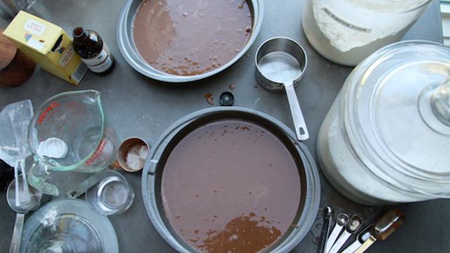Клубнично-шоколадный торт