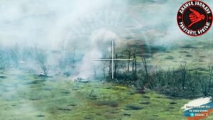 Контр-нахрюк. Уничтожение  бронетанковой колонны хохло-сс под Запорожьем
