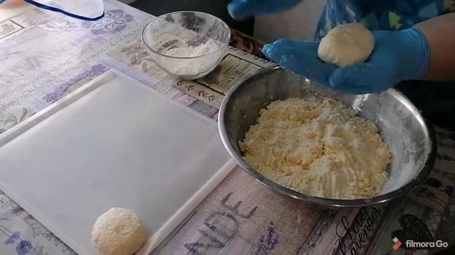 Творожные сырники.