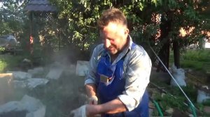 Мой новый воскопресс и воскотопка. Часть вторая "Выход воска"