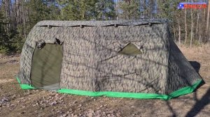 Высокая палатка с надувным каркасом и тамбуром АННКОР