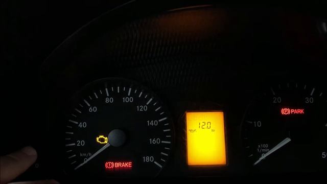 Сброс межсервисного интервала на Mercedes Sprinter W906 смотреть онлайн