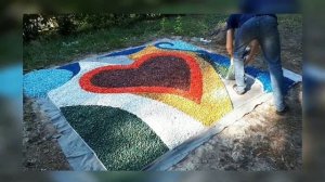 Декоративный цветной щебень от компании "Аркона"