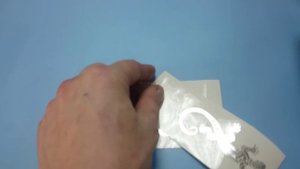 Foil Print 106 тиснение по прозрачному Оракалу