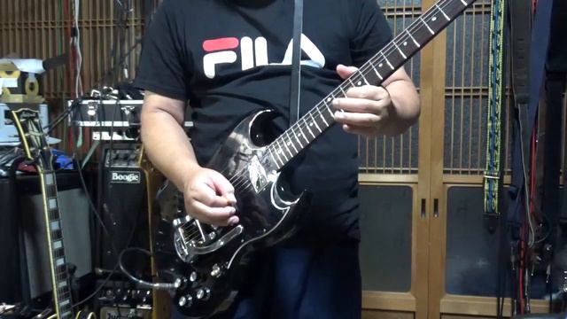 Gibson SG Special 2006 with Bigsby & Kz GuiterWorks Kz TrebleBooster+Orenge DarkTerror 002 смотреть онлайн