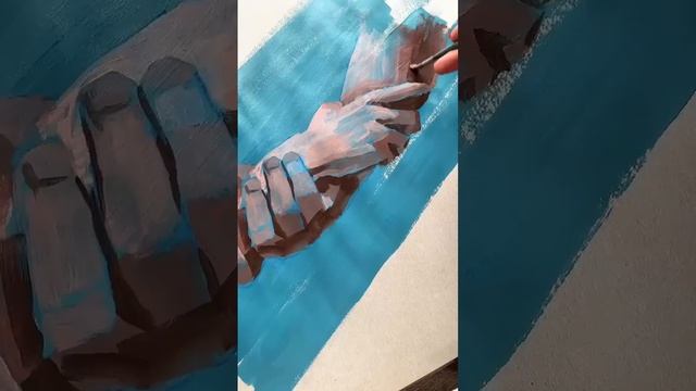 Рисую акрилом руки смотреть онлайн