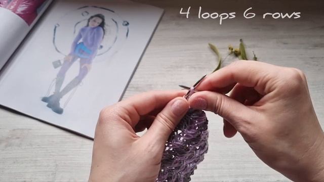 Двухцветная волна на спицах?बुनना?bunana?knitting pattern?tricô смотреть онлайн