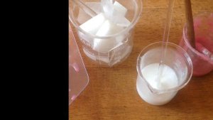 Мыло Пион! Варим мыло в цвет упаковки, коробочки! Заливка с кисточкой! Фарфоровая заливка!