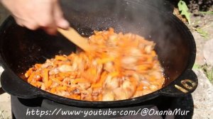 Вкуснейший плов .Плов в казане.Pilaf.