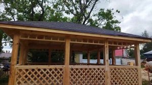 Беседка 5*5 на фундаментной плите