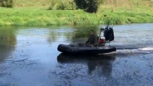 Тест нового двигателя Erma Power GX460E на легкой лодке