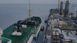 Работа в море. СРТМ "Виктория 3". Берингово море.