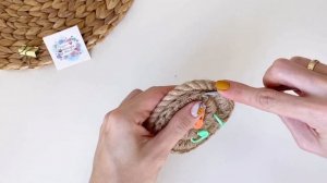 Квадратное дно из каната и шпагата, Квадрат крючком из джута, Корзина из джута