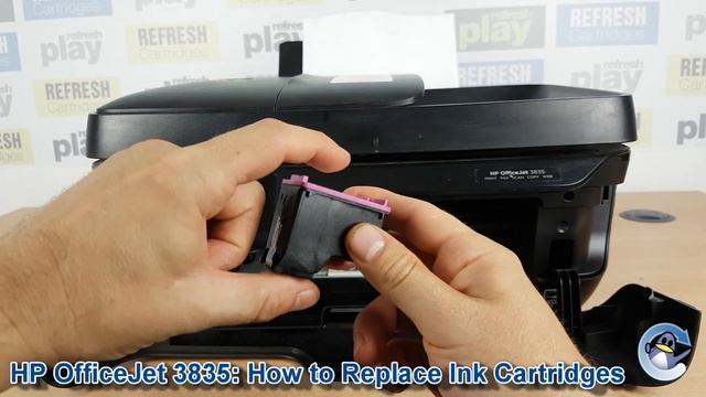 HP Officejet 3835: How to Change/Replace Ink Cartridges