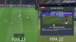 FIFA 22 Vs FIFA 23 Gameplay Comparison PS4