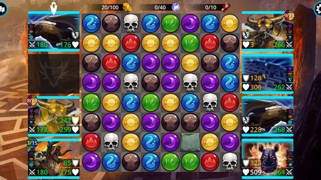 Gems of War - The Labyrinth Pure Faction Team 500 Complete смотреть онлайн