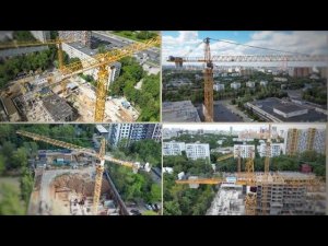 КРАСОТА СТАЛЬНЫХ ГИГАНТОВ! Стройки реновации | Башенные краны | Tower crane in Moscow