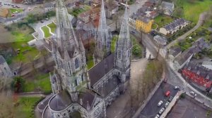 Flight over Cork city, Ireland