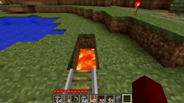 Испытание железной дороги в майнкрафте на ОВЦЕ :3 смотреть онлайн