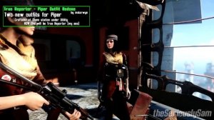 Fallout 4 Mods - WEEK 22 - GITS Outfit, Deathclaw Hunter Armor & Just Visible Holstered Weapons!