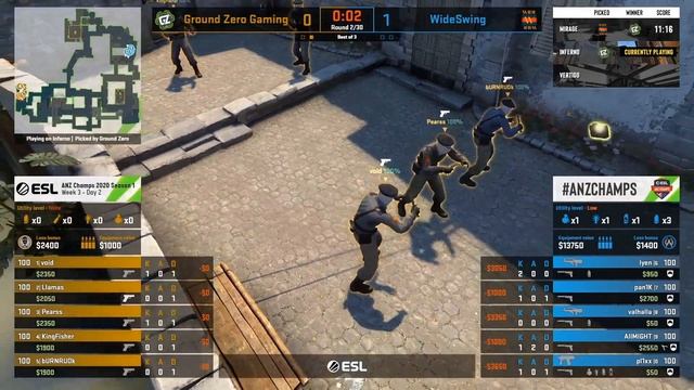 Ground Zero vs. Eimi Fukada FC at ESL Australia смотреть онлайн
