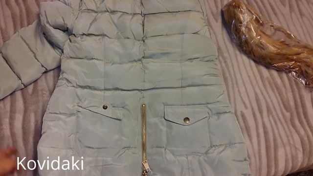 Обзор зимней куртки с мехом Aliexpress смотреть онлайн