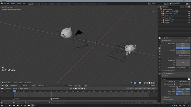 Анимация в blender 3d, уроки для новичков. Урок 8.