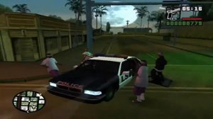 Эксперимент в GTA-SA:ЧТО БУДЕТ ЕСЛИ ПРИЕХАТЬ В РАЙОН БАЛАССОВ НА МАШИНЕ ПОЛИЦИИ?