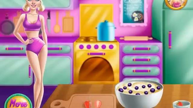 NEW БАРБИ ГОТОВИТ КЛУБНИЧНОЕ СУФЛЕ—МУЛЬТИК-ИГРА ДЛЯ ДЕТЕЙ/ PRINCESS смотреть онлайн